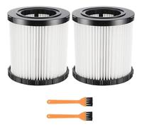 MAUXpIAO 2 Pack DCV5801H Wet and Dry Vacuum HEPA Replacement Filters Compatible with DeWalt DCV580 and DCV581H Washable and Reusable fds/A/2 Pack