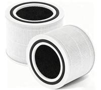 MAUXpIAO 2-Pack Replacement Filter Compatible with LEVOIT Core 300 and Core 300S Air Purifiers, 3-in-1 Filtration System with H13 True HEPA and Activated Carbon Filter, Compatible with Co re 300-RF fi