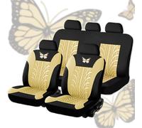 MAUXpIAO Car Seat Covers for Citroën C3 1.2 PureTech Premium Soft Touch Elastic Fabric Easy Installation Front and Rear Seat Protection Car Accessories Anti-Slip Design/B/A