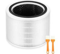 MAUXpIAO Core 200S Replacement Filter Compatible with LEVOIT Core 200S Smart WiFi Air Purifier, 3-Stage H13 True HEPA Replacement Filter, Compatible with Part Core 200S-RF and Core 200S-P, 2-Pack filt