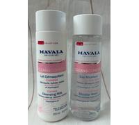 MAVALA Skin Solution -1 x 200ml Cleansing Milk & 1 x Micellar Water, Sealed