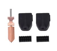 Mavaol 0.4mm Hardened Steel Nozzle Fit for Flashforge AD5X 3D Printer Quick Detachable Hotend Nozzle with Silicone Sleeves Cleaning Brushes