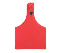 Mavaol 10pcs Animal Extra Large Blank Ear Tags Livestock TPU Ear Tags for Goat Sheep Cattles (Red)