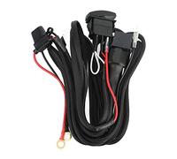Mavaol 12V LED Work Light Wiring Harness 16 Gauge Wires High Electrical Conductivity with Overcurrent Protection On Off Rocker Switch for ATV SUV Pickup ABS Copper 3 Meters 9.8 Feet