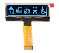 Mavaol 2.23 Inch OLED Display, 123x32 Resolution, Flexible, Low Power, SPI/IIC Interface for DIY Electronics, Wearables, and Projects (Blue)