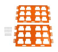 Mavaol 2 Pack Mounting Plates Compatible with Toolbox, 100 Lbs, Metal Full Plates for Tool Storage and Organization System