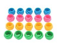 Mavaol 20 Pcs 4 Color Thread Holder Anti Thread Falling Off Bobbin Fixing Silicone Bobbin Holder Clips Sewing Spool Protector