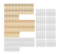 Mavaol 200 Piece Gold 4mm Automotive Terminal Connector Kit, Corrosions, High Conductivity, for Car Electrical Wiring, 0.5 2.5mm Wire