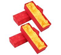 Mavaol 2pcs Golf Gift Box Paper Card Fu Character 5 Balls Storage Case Chinese Style Accessories