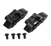 Mavaol 2pcs/set Metal Front Rear Brake Disc Calipers for LOSI SUPER BAJA REY 1/6 RC Car Upgrade Parts (Black)