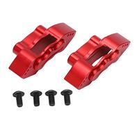 Mavaol 2pcs/set Metal Front Rear Brake Disc Calipers for LOSI SUPER BAJA REY 1/6 RC Car Upgrade Parts (Red)