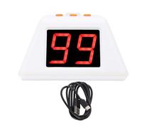 Mavaol 4 Sided Digital Timer 1.4 Inch Digits LED Screen Preset Time Digital Countdown Stopwatch for Chess Table Game (Blanco)