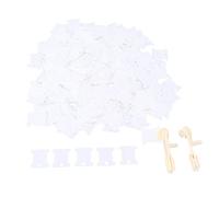 Mavaol 400Pcs Plastic Floss Bobbin Sorting Storage Function Anti Rust Beautiful Practical DIY Sewing Thread Storage for Sewing