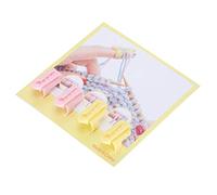 Mavaol 4Pcs Knitting Thimble Finger Guide Splitter for DIY Fun Sweater Wool Sewing Accessories