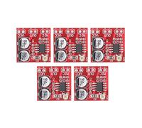 Mavaol 5 Pack Electret Microphone Amplifier Module Adjustable Gain 20x to 200x Quiet Noise Suppression 2.4 5VDC Power Supply DIY Electronics