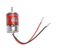 Mavaol 550 Brushed Motor High Speed 27T Motor with Stainless Steel Housing D Shaft Sleeve Protective Magnetic Ring for RC Car Boat