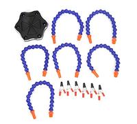 Mavaol Adjustable Soldering Stand, 6 Flexible Arms, Sturdy Aluminum Alloy Base, Multi Purpose Tool for PCB Assembly, Jewelry Making, Hobby Crafting