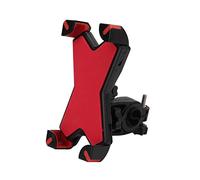 Mavaol Bike Phone Holder 360 Degrees Rotating Adjustable Mobile Support Stand for Cyclists (New Eagle Claw Mobile Phone Holder (Red))