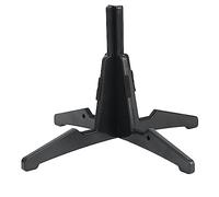 Mavaol Clarinet Stand 4 Legs Detachable Cross Design ABS Plastic Lightweight Portable Clarinet Holder Support for Musicians Students Performers (Black)