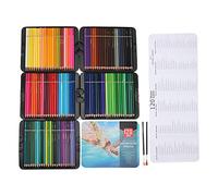 Mavaol Coloring Pencils 120 Unique Colors DIY Making Interesting Relaxing Compact Portable Durable Pencil Case Drawing Set