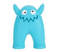 Mavaol Cute Little Monsters Pet Chewing Toy Durable Interactive Squeaky Toy Teeth Cleaning for Dogs Blue 4.7 x 3.5in