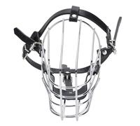 Mavaol Dog Muzzle Anti Biting Barking Secure Iron Pet Mouth Cover for Golden Retriever German Shepherd