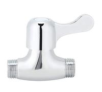 Mavaol G1/2in to G1/2in Thread Copper Straight-Through Valve Angle Stop Valve Water Control Valve Bathroom Faucet