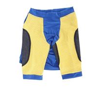 Mavaol Large Dog Shirts Yellow White Striped Prevent Licking Breathable Comfortable Antiabrasion Dog Pajamas for Recovery (7XL)