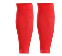 Mavaol Mumian Red Sport Training Compression Support Shin Pads Calf Sleeves for Leg Injury Prevention (S)