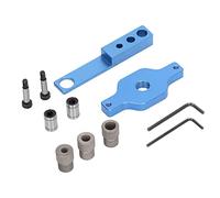 Mavaol Self Centering Drill Guide Jig Set, 6mm 8mm 10mm Drill Bushings, Aluminium Alloy, Accurate Hole Placement for Woodworking DIY and Professional Projects