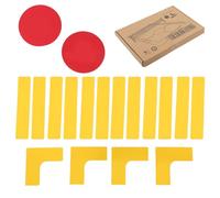 Mavaol Sport Court Boundary Line Marker Set Strong Silicone Specially Designed for Basketball Volleyball Tennis Badminton