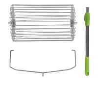 Mavaol Tennis Ball Collector Roller Quick Rolling Picker Stainless Steel Multifunction Fruit Collector Garden Tool (Large 11.5cm / 4.5in)