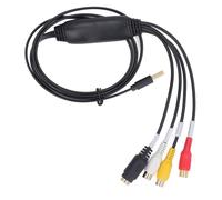 Mavaol Video Capture Card USB to S Video Converter Adapter Recording Device for PC Video Editing and DVD Conversion Durable Plastic Material