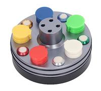 Mavaol Watch Oil Cups Lubrication Tool Set, Premium Alloy Steel, Color Coded, Rotatable Oil Dish, for Watch Repair Professionals and Hobbyists
