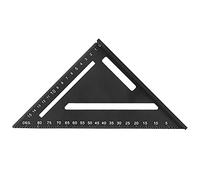 Mavaol Woodworking Triangular Ruler Durable Aluminum Alloy Protractor Tools for Industrial Mechanical Process (150MM)