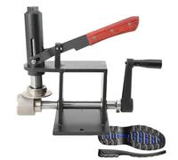 Mavdecll Handmade Shoe Sole Pressing Machine, Sole Edging Machine, Leather Crimping Tools, Max Thickness 15mm, Pressure Intensity Adjustable, for Sole Modification