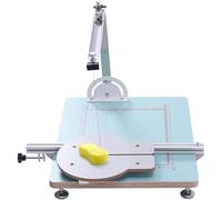 Mavdecll Hot Wire Foam Cutter Table, Electric Styrofoam Cutting Machine with Size and Degrees, Adjustable Temperature 0-500°C, 0-25cm Cutting Height, for Cutting, Forming, Sculpting