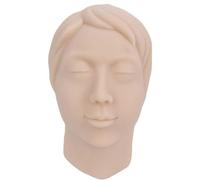 Mavdecll Injection Training Head Model, Soft Silicone Human Face Model Contains Bone Tissue, Micro-Plastic Teaching, for Medical Students, Esthetician Teaching Training and Practice(Female)