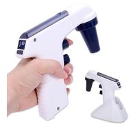 Mavdecll Lab Electric Pipettor, 0.1-100ml High Accuracy Pipete Pump, 2 Drainage Modes, 6 Gear Suction Speed Adjustable, with 0.45μm Hydrophobic Membrane, LCD Display, for Biology Chemical