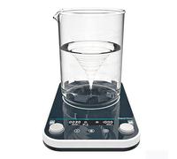 Mavdecll Laboratory Magnetic Stirrer, 2L/5L/10L Large Capacity Digital Mixer with Tempered Glass Plate, Adjustable Speed & Time, 9 Program Memory, Forward/Reverse Rotation