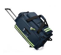 Mavdecll Large Capacity Medical Trolley Bag with Wheels - First Responder First Aid Kit Bag, Portable Outdoor Emergency Duffle Bag - Empty Trauma Bag with Compartments