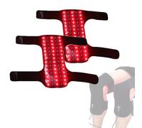 Mavdecll Red Light Physical Therapy Pads, 1 Pair Knee and Arm Heating Pads, Wavelengths 660 NM and 850 NM, 15/30/40 Minutes Timing Setting, for Legs Joint Pain Relief