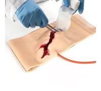 Mavdecll Wound Stop The Bleed Training Model, Thigh Wound Packing Trainer Kit, Wearable Wound Care Model, Silicone Material, Simulated Deep Laceration or Stab Wound, for Medical Classes