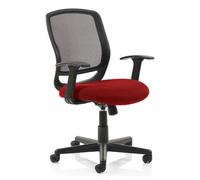 mave task black back office chair with bergamot cherry seat
