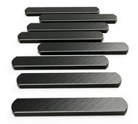Mavee 3.5 lbs Steel Weight Plates, 8-Pack (0.44 lb Each), 5.9" Length E-Coated Rustproof Inserts for Weighted Vests, Ankle & Wrist Weights, Rucking and Fitness Strength Training