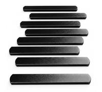 Mavee 4 lbs Steel Weight Plates, 8-Pack (0.5 lb Each), 6.7" Length E-Coated Rustproof Inserts for Weighted Vests, Ankle & Wrist Weights, Rucking and Fitness Strength Training