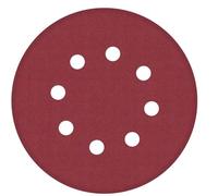 Maveek 50 Pcs 125mm Sanding Discs, 5 Inch 240 Grit Sanding Discs for Random Orbital Sander, 8-Holes Orbital Sander Discs Round Hook and Loop Sanding Pads Sandpaper for Wood Walls Metal
