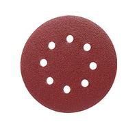 Maveek 50 Pcs 125mm Sanding Discs, 5 Inch 80 Grit Sanding Discs for Random Orbital Sander, 8-Holes Orbital Sander Discs Round Hook and Loop Sanding Pads Sandpaper for Wood Walls Metal