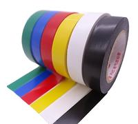 Maveek Electrical Tape 0.6 Inch 15M Electrical Insulation Tape, 50 Feet, 6 Color 6 Pack