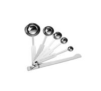 Maven Gifts 6 Pcs Metal Measuring Spoons Sets, Stainless Steel Tablespoon Teaspoon Measuring Spoon for Dry and Liquids with Clear and Easy to Read Makring on Each Sppon to Know The Measurment